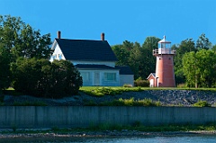 Isle La Motte Lighthouse in Northern Vermont